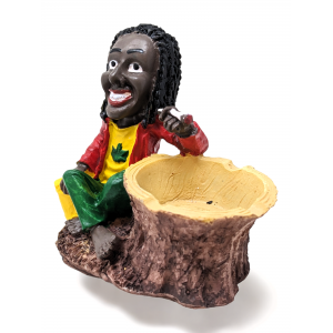 Rasta Resin Small Ashtray - [ASH17-19]